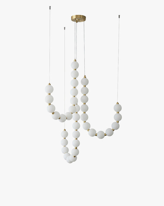 WOMO String Pearl Chandelier-WM2102e