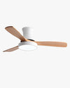 WOMO 3 Wood Blade Hugger Ceiling Fan Lamp-WM5120 thumbnail