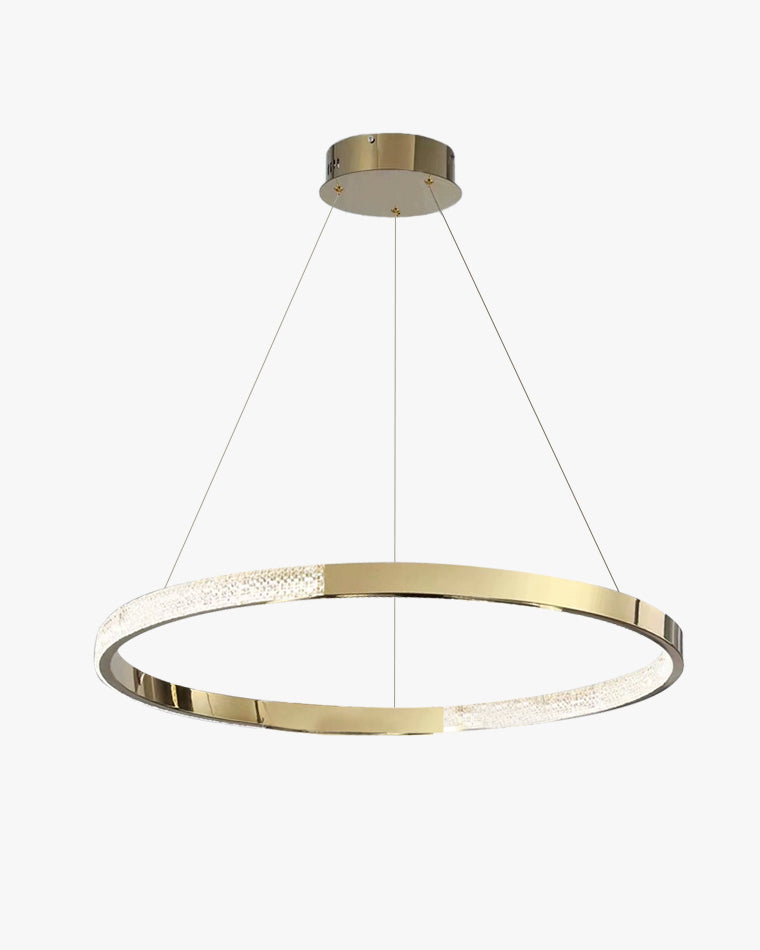 WOMO Gold Ring Led Chandelier-WM2795