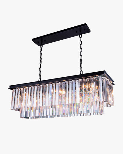 WOMO Rectangular Crystal Chandelier-WM2589