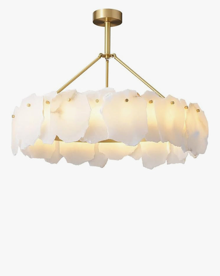 WOMO Alabaster Round Chandelier-WM2392a