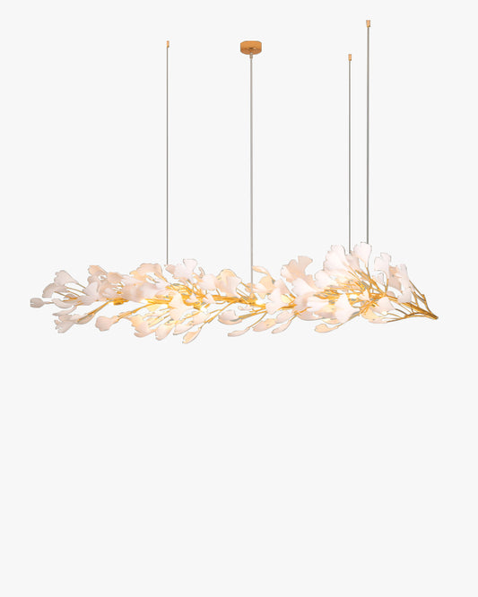 WOMO Ginkgo Long Ceramic Chandelier-WM2490