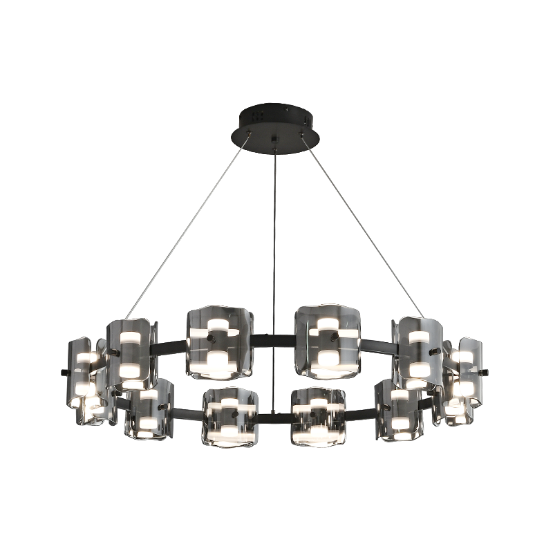 WOMO Circular Glass Chandelier-WM2218