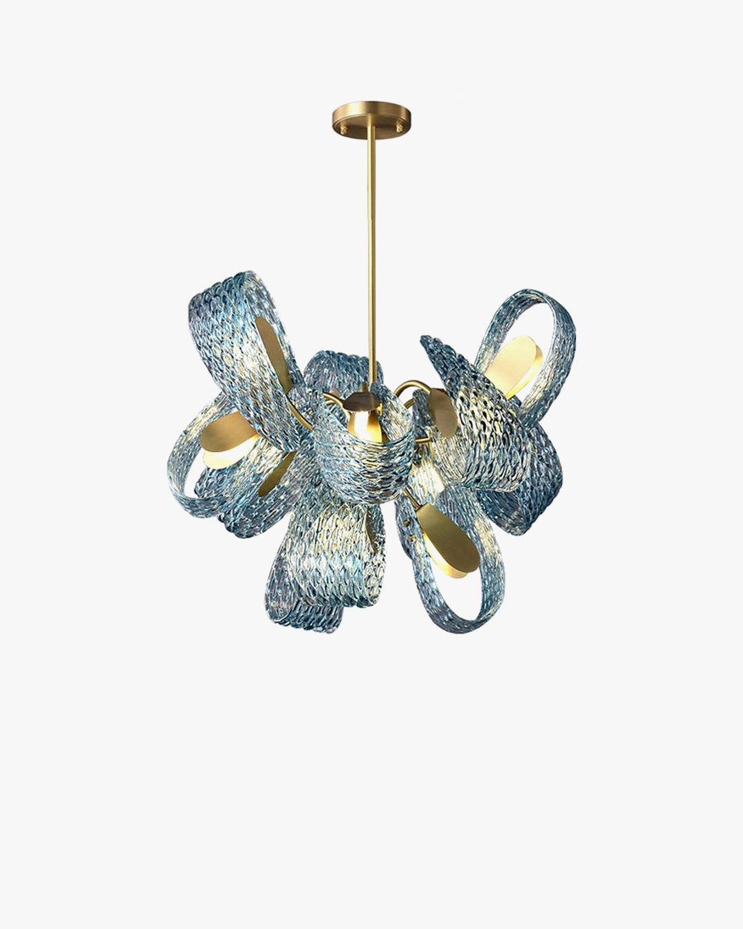 WOMO Peacock Art Glass Chandelier-WM2213b