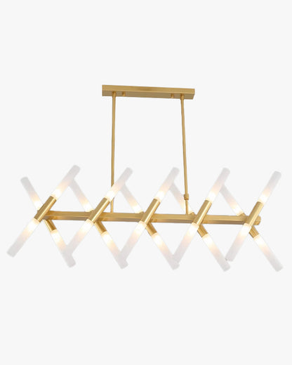 WOMO Candle Linear Chandelier-WM2805