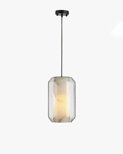 WOMO Alabaster Glass Round Pendant Light-WM2837