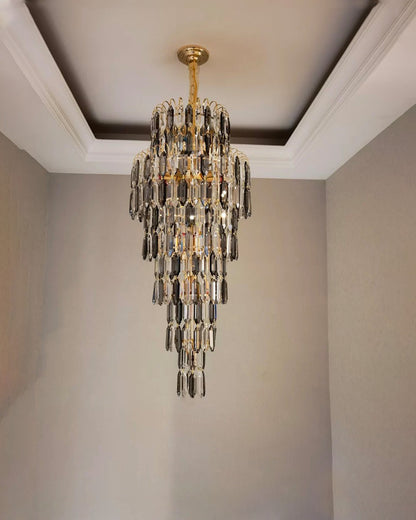 WOMO Tiered Tapers Crystal Chandelier-WM2382