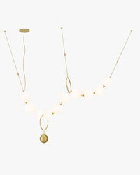 WOMO Adjustable Pearl Chandelier-WM2936