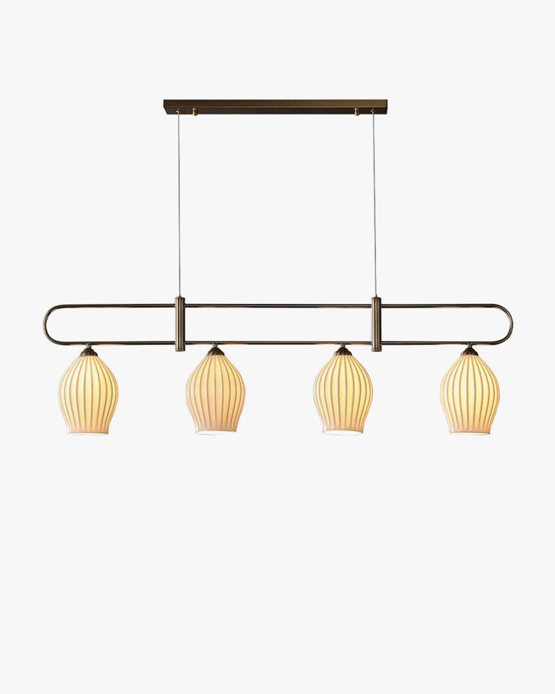 WOMO Ceramic Bud Linear Chandelier-WM2121b