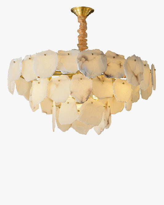 WOMO Tiered Alabaster Chandelier-WM2393