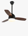 WOMO 3 Wood Blade Ceiling Fan Lamp-WM5001 thumbnail