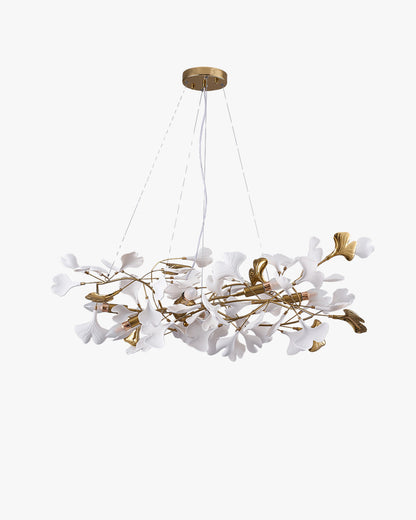 WOMO Ginkgo Ceramic Chandelier-WM2411