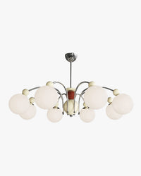 WOMO Glass Globe Arm Chandelier-WM2598