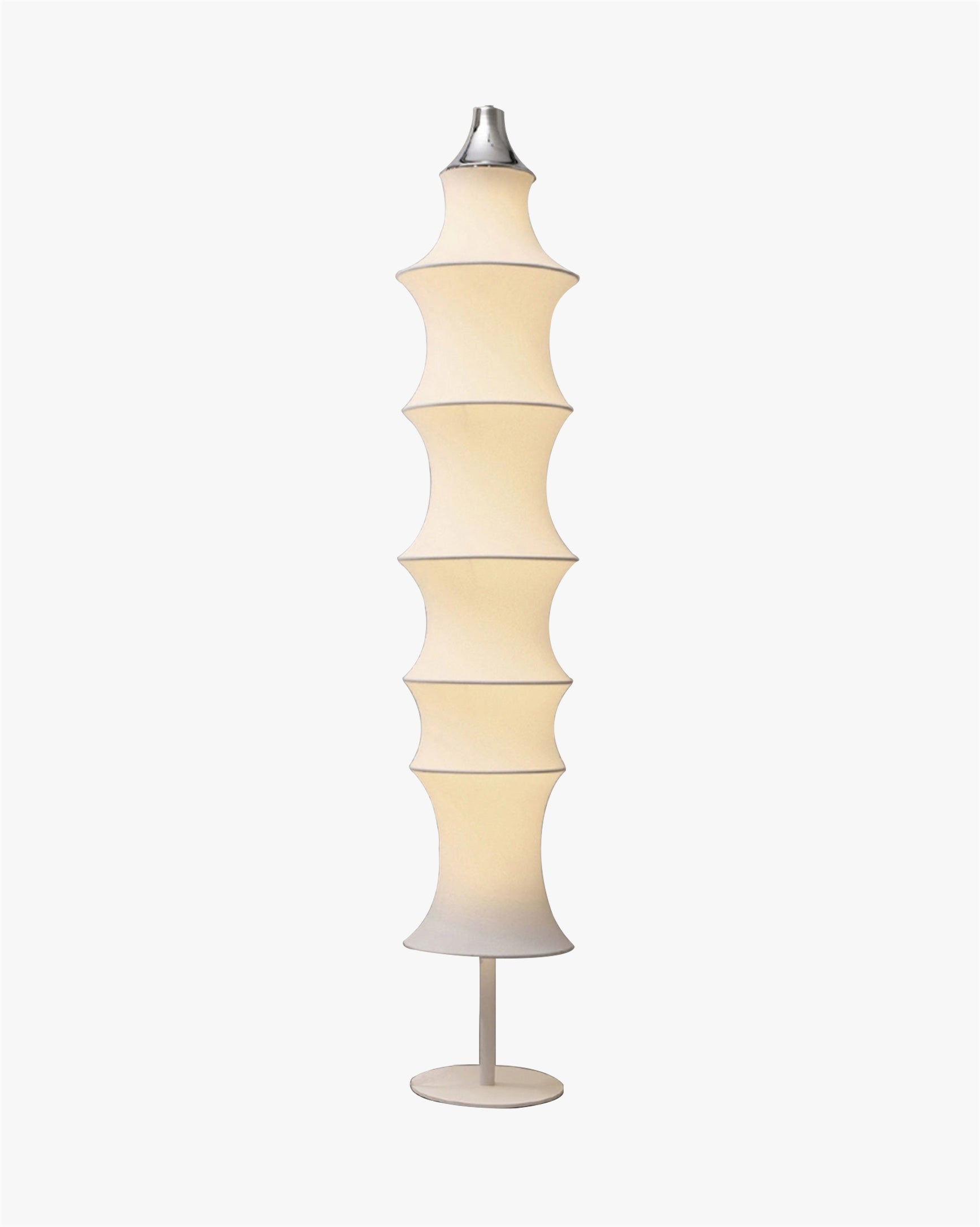 WOMO Column Silk Floor Lamp-WM7125