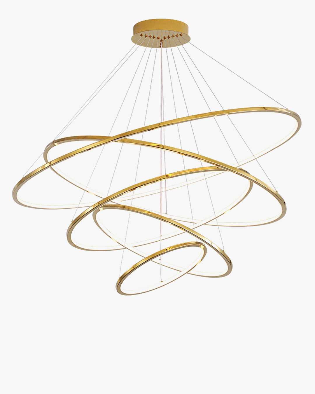 WOMO Large Tiered Ring Foyer Chandelier-WM2654