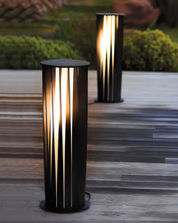 WOMO Decorative Solar Bollard Light-WM9179