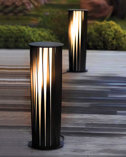 WOMO Decorative Solar Bollard Light-WM9179