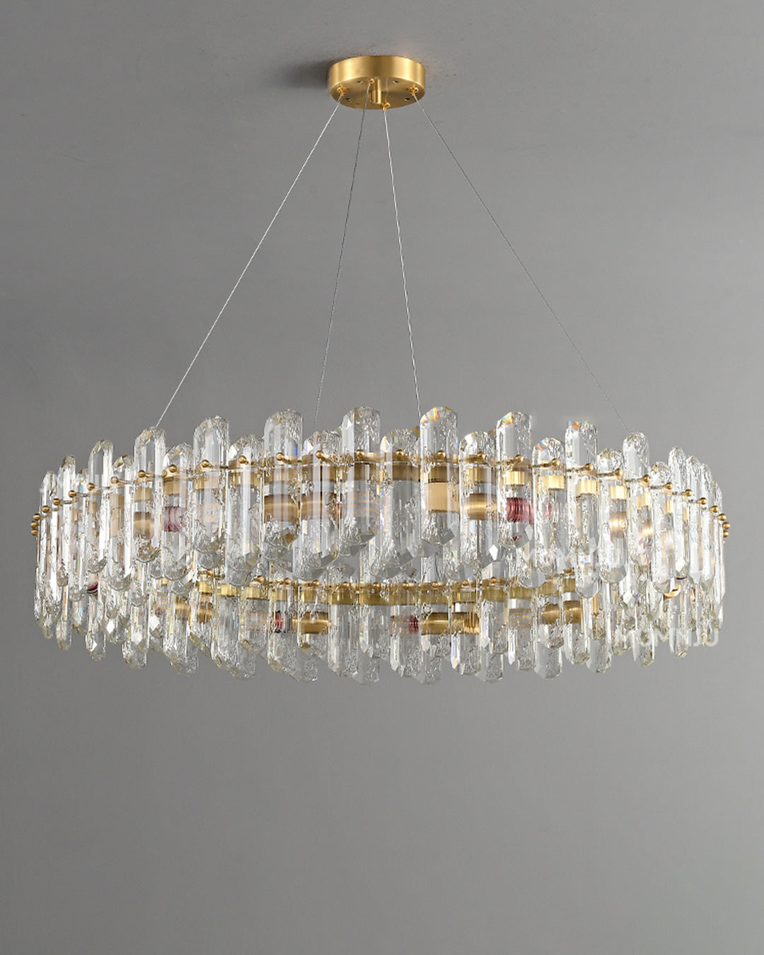 WOMO Crystal Round Chandelier-WM2406