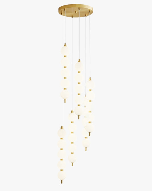 WOMO Long Pearl Chandelier-WM2807