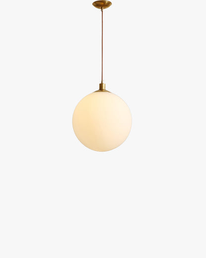 WOMO Frosted Glass Globe Pendant Light-WM2505