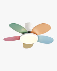 WOMO 36" Scandi Wood Ceiling Fan Lamp-WM5004