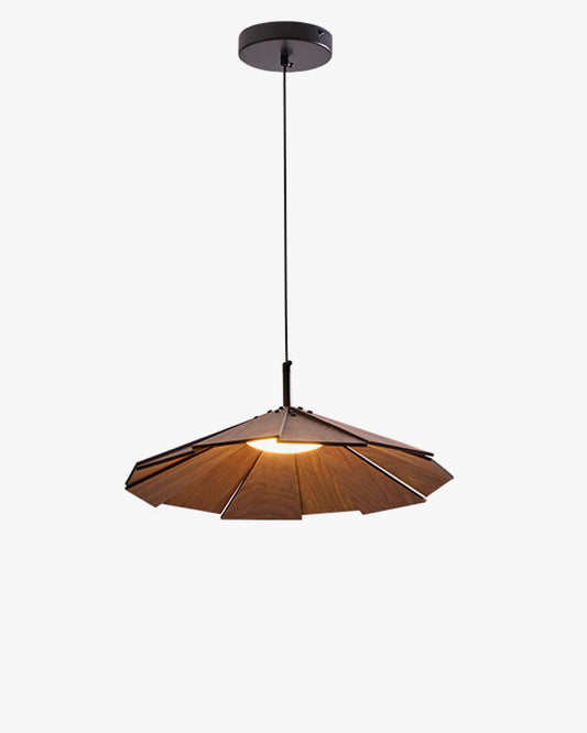 WOMO Cone Wood Pendant Light-WM2525