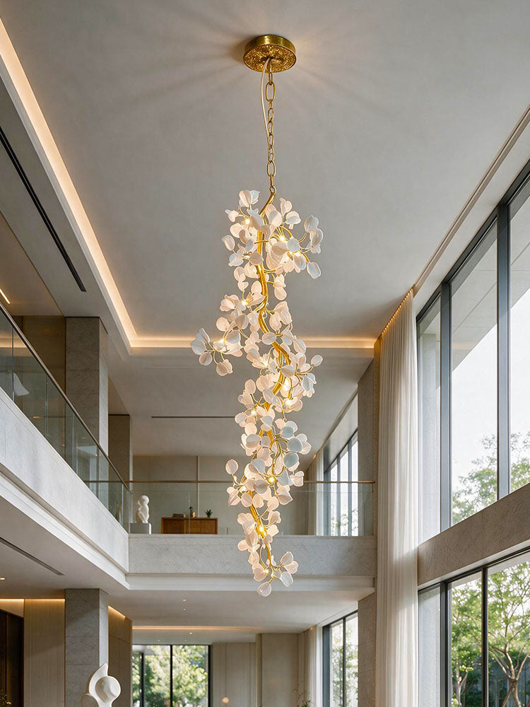 WOMO Ginkgo Staircase Chandelier-WM3355