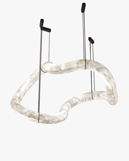 WOMO Infinity Alabaster Chandelier-WM2885