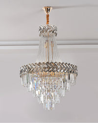 WOMO Tiered Crystal Chandelier-WM2381