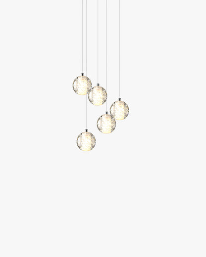 WOMO Glass Ball Rain Chandelier-WM2647