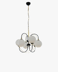 WOMO Mid Century Modern Glass Globe Chandelier-WM2450