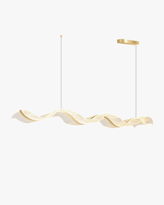 WOMO Wave Ribbon Acrylic Chandelier-WM2596