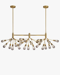 WOMO Firefly Gold Branch Linear Chandelier-WM2553