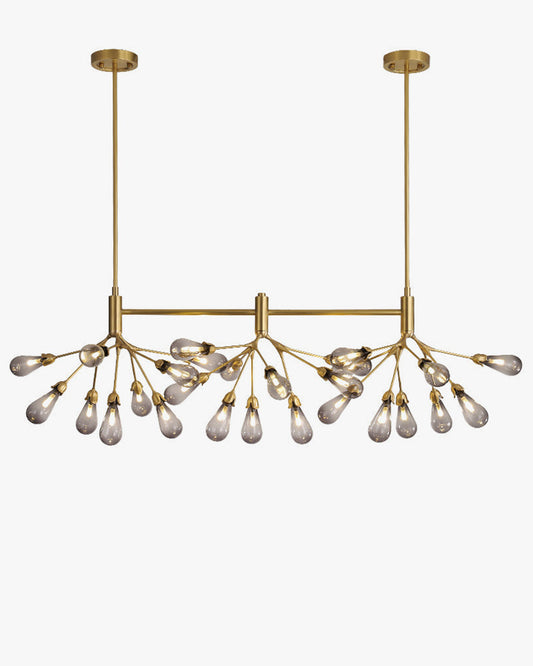 WOMO Firefly Gold Branch Linear Chandelier-WM2553