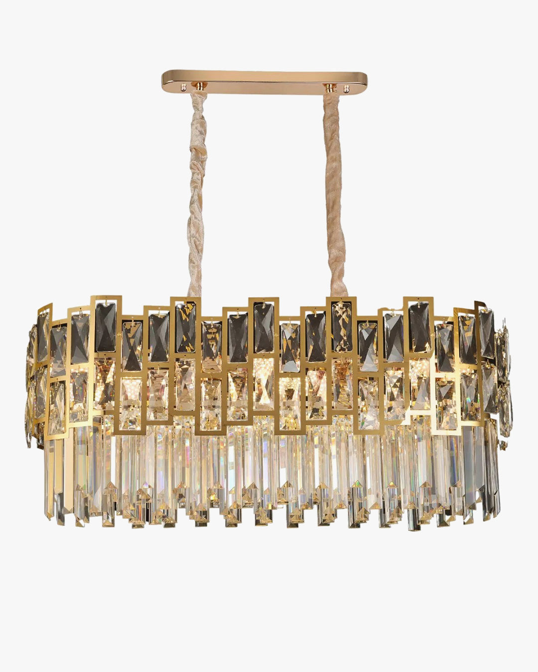 WOMO Oblong Crystal Chandelier-WM2783