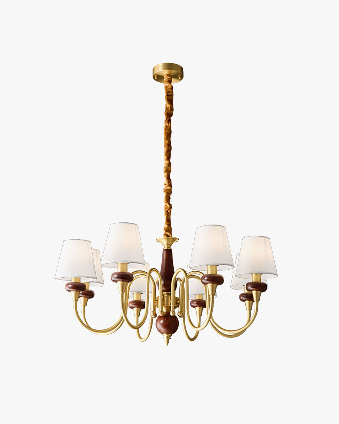 WOMO Fabric Shaded Chandelier-WM2954