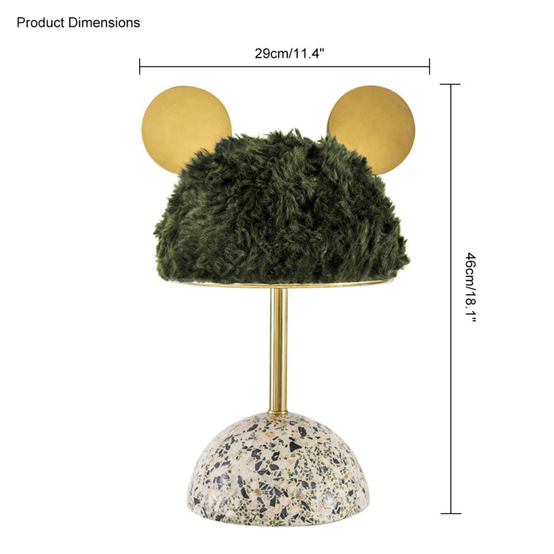 WOMO Cute Mickey/Minnie Terrazzo Table Lamp for Children-WM8017