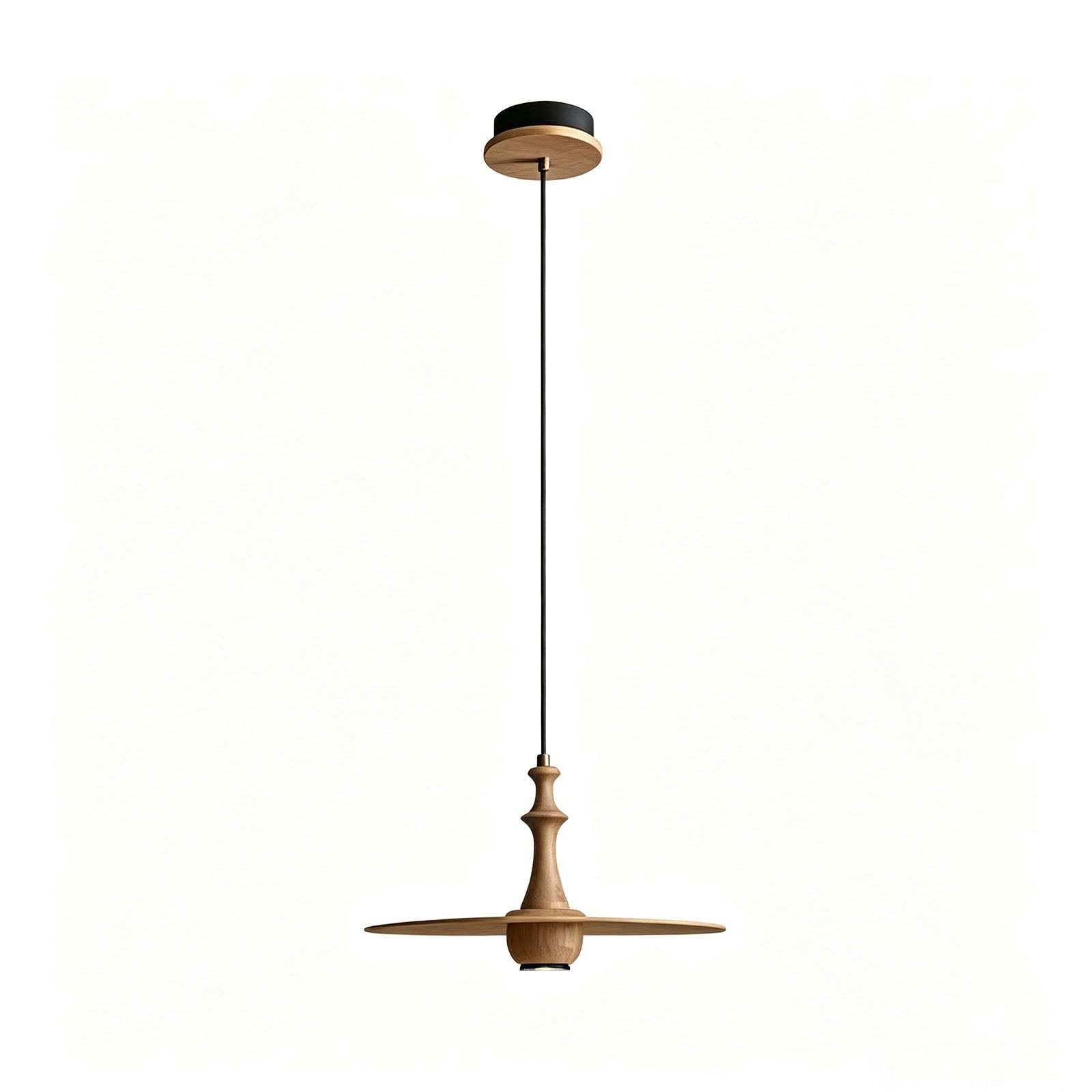 WOMO Wood Flying Saucer Chandelier-WM3259