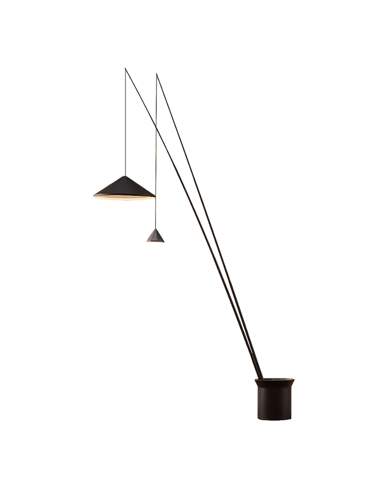 WOMO 3-light Overhanging Floor Lamp-WM7031