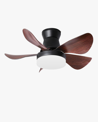 WOMO Modern Farmhouse Small Ceiling Fan Lamp-WM5046