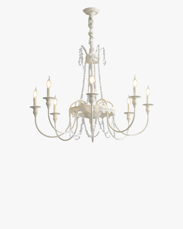 WOMO French Candelabra Crystal Chandelier-WM2398