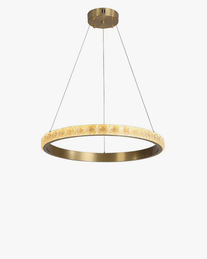 WOMO Tiered Circular Crystal Chandelier-WM2549