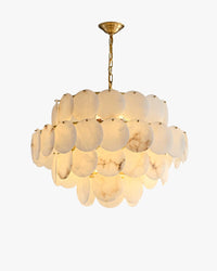 WOMO Tiered Alabaster Chandelier-WM2848