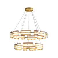 WOMO Modern Tiered Glass Chandelier-WM2220