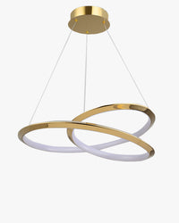WOMO Gold Swirl Chandelier-WM2707