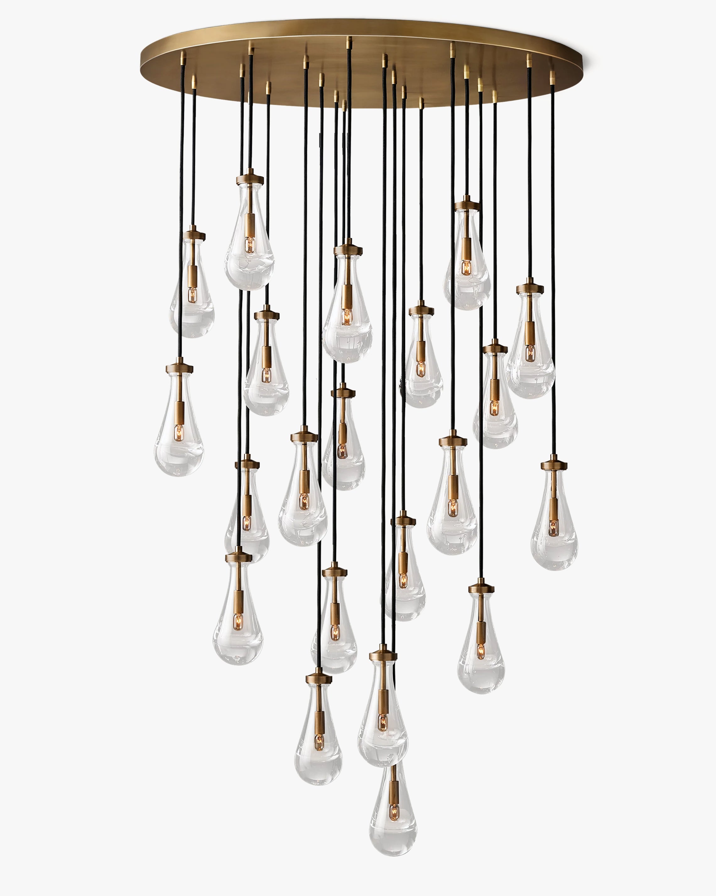 WOMO Raindrop Glass Chandelier-WM2809