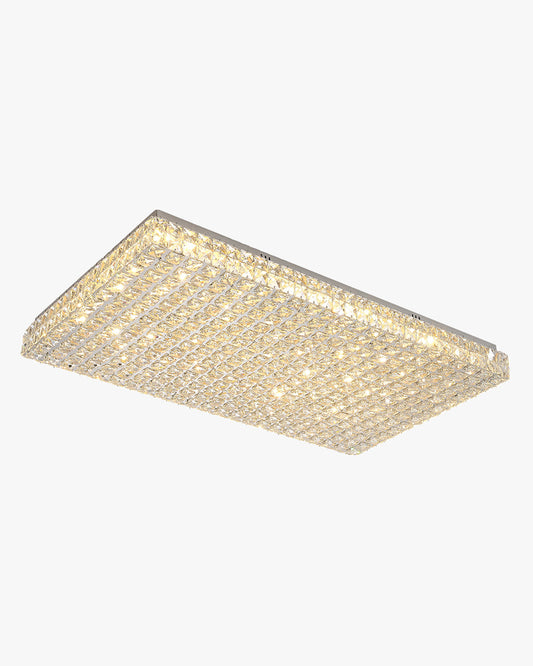 WOMO Crystal Square Flush Mount Ceiling Light-WM1114