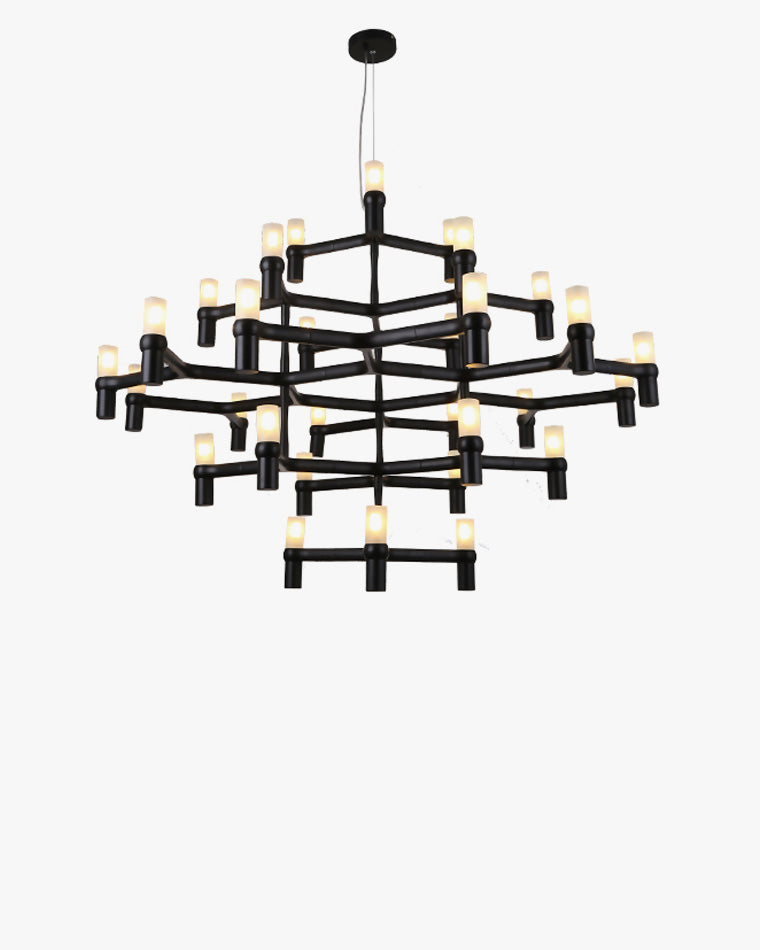 WOMO Modern Tiered Candlestick Chandelier-WM2554