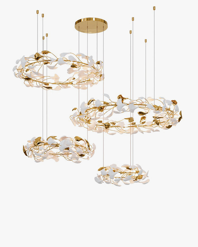 WOMO Gingko Circular Chandelier-WM2428