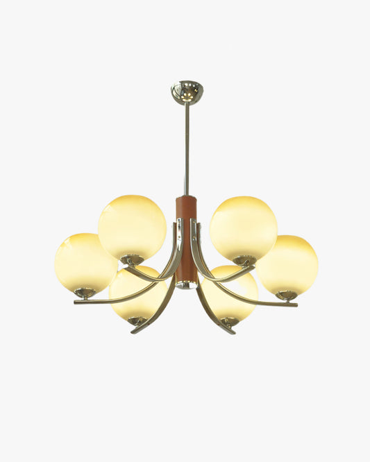 WOMO Colored Glass Arm Chandelier-WM2697